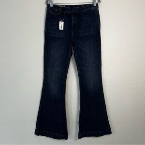 NWT Polo Ralph Lauren Dark Wash Wide Flare Bell Bottom Jeans‎ Women's Size 29